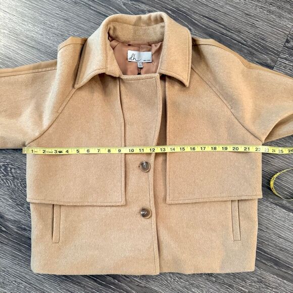 dh New York Easton Pieced Trench Jacket New - Picture 6 of 9